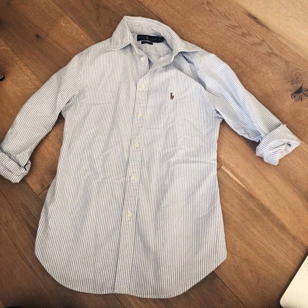 Ralph Lauren pinstripe button down